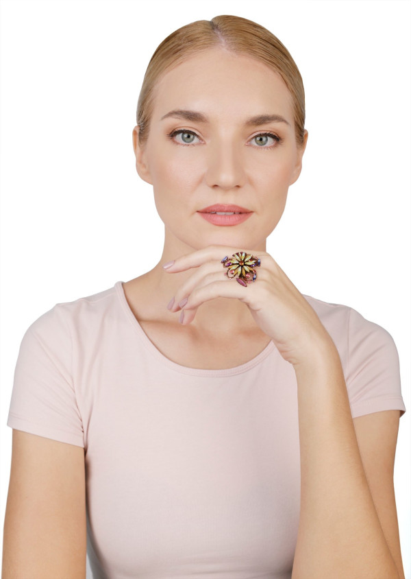 Кольцо Twisted Blossom