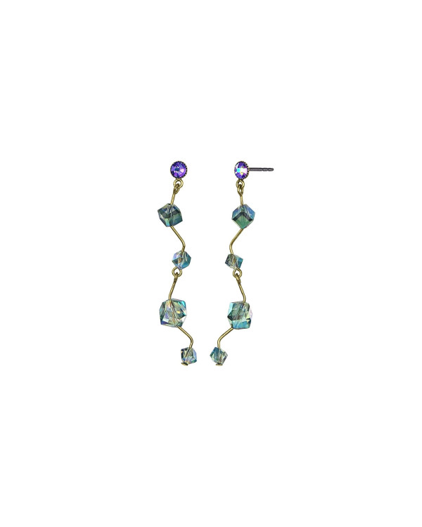 Серьги Cubes in Waves