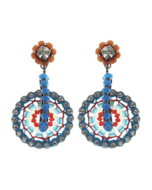 Серьги Paisley African