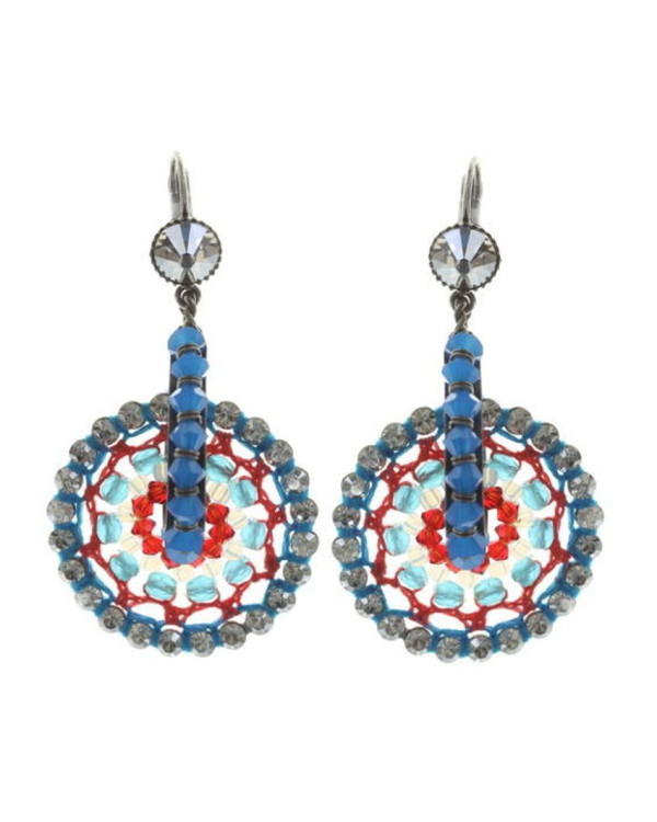 Серьги Paisley African