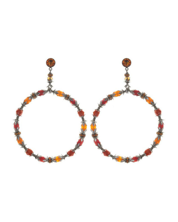 Серьги Pineapple