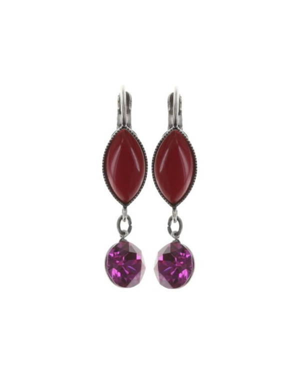 Серьги Dangling Navette