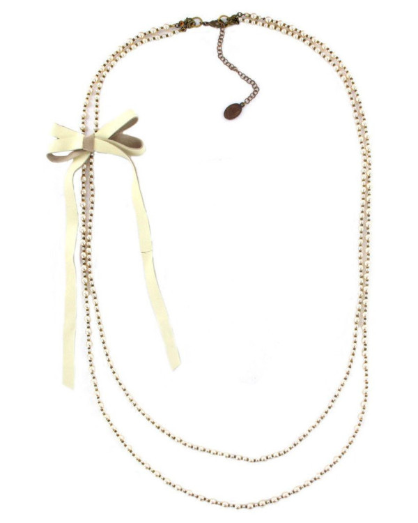 Колье Tie The Pearl