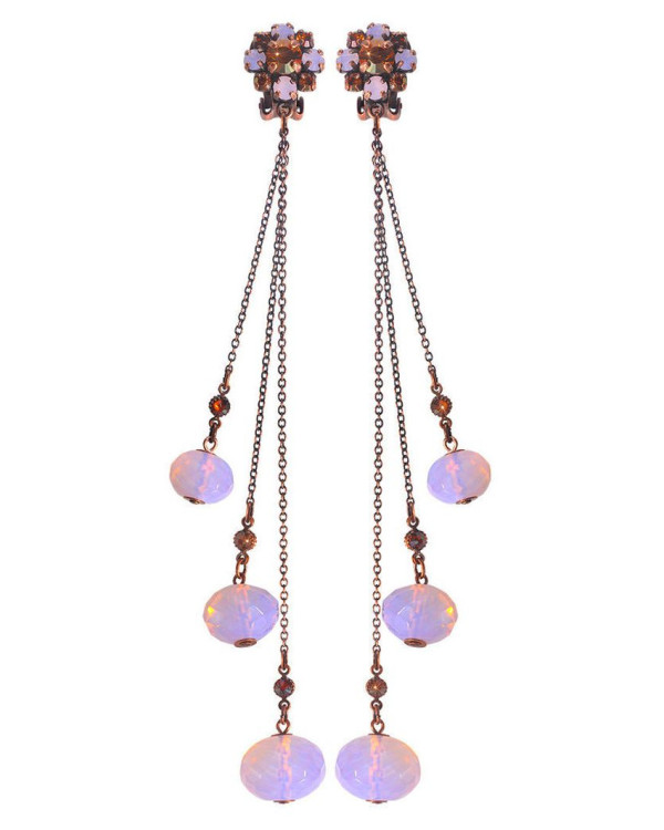 Клипсы Pink Teardrops Falling