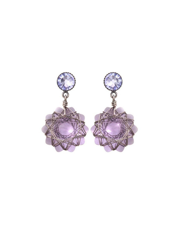 Серьги Bended Glass