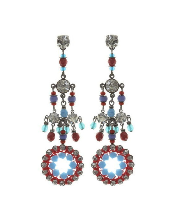 Серьги Paisley African