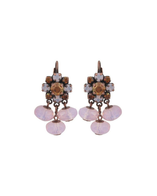 Серьги Pink Teardrops Falling