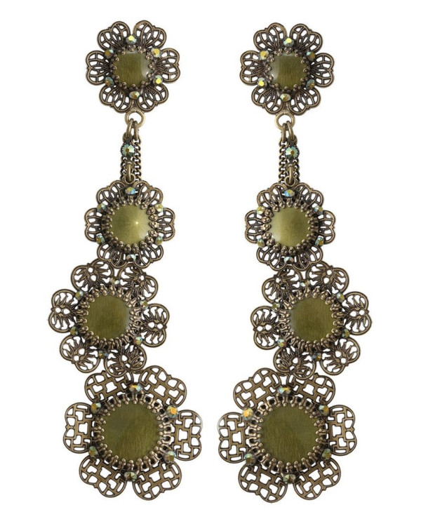 Серьги Flower Shadow