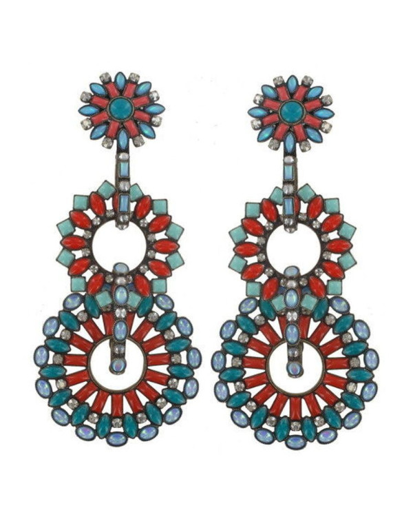 Серьги Ethnic Mosaic