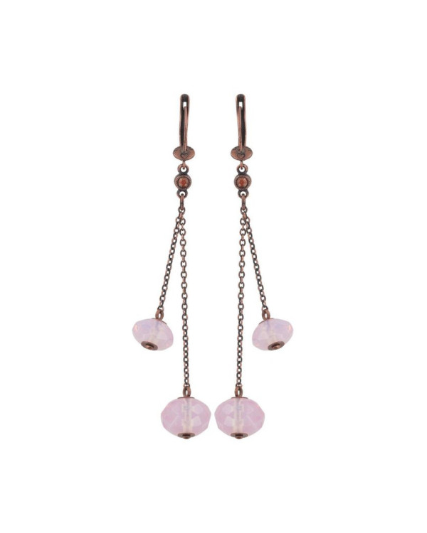 Серьги Pink Teardrops Falling