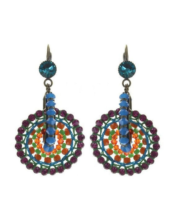 Серьги Paisley African