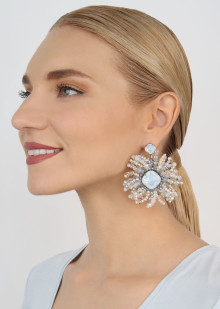 Серьги Bead Snake Jelly