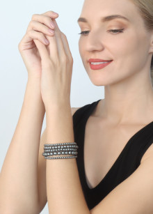 Браслет Spikes and Pearls