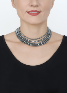 Колье Spikes and Pearls