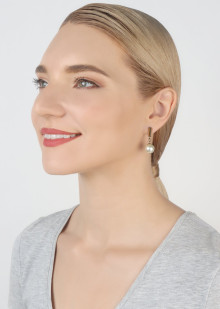 Серьги Spikes and Pearls