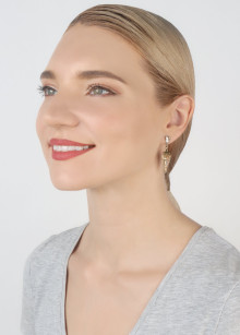 Серьги Spikes and Pearls