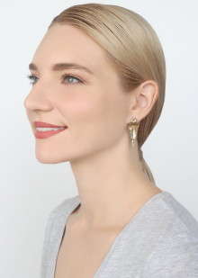 Серьги Spikes and Pearls