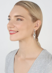 Серьги Spikes and Pearls