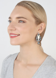 Серьги Spikes and Pearls