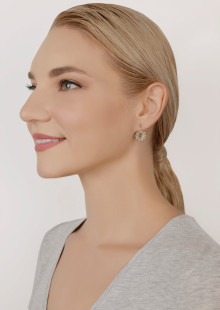Серьги 70's Circle
