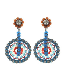 Серьги Paisley African