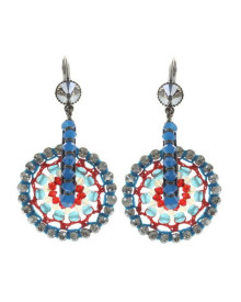Серьги Paisley African