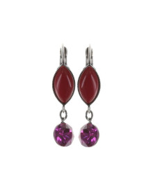 Серьги Dangling Navette