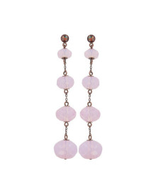 Серьги Pink Teardrops Falling