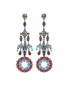 Серьги Paisley African
