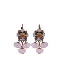 Серьги Pink Teardrops Falling