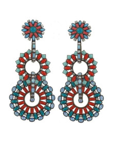 Серьги Ethnic Mosaic