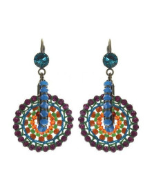 Серьги Paisley African